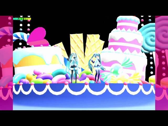 【Hatsune Miku Light】Viva Happy 「ビバハピ」【Full フル風 MMD】