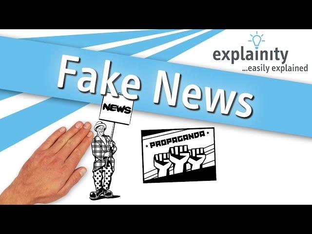 Fake news explained (explainity® explainer video)