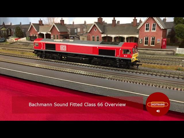 Bachmann Class 66 Factory Sound fitted Overview Digitrains Lincoln