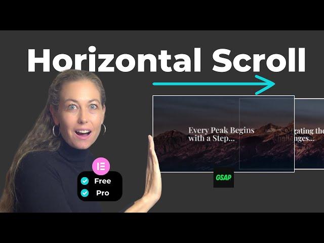 Ultimate Elementor Horizontal Scroll Tutorial: Free & Pro (Step-by-Step 2024)