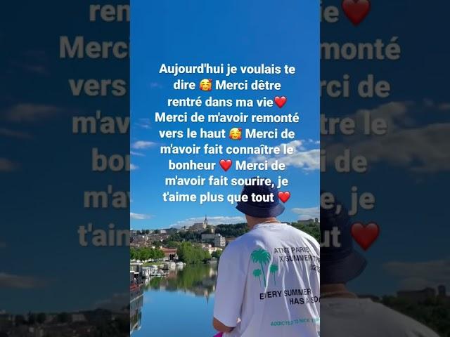 MESSAGE D’AMOUR « MERCi » #shorts