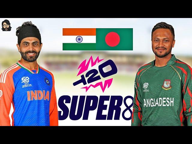 India  vs Bangladesh  • Super 8  • T20 World Cup 2024 • Cricket 24