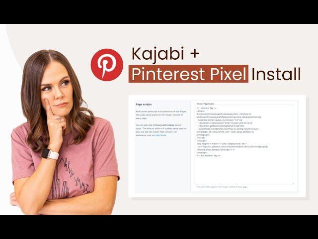 How to Install Your Pinterest Tag & Event Codes on Kajabi