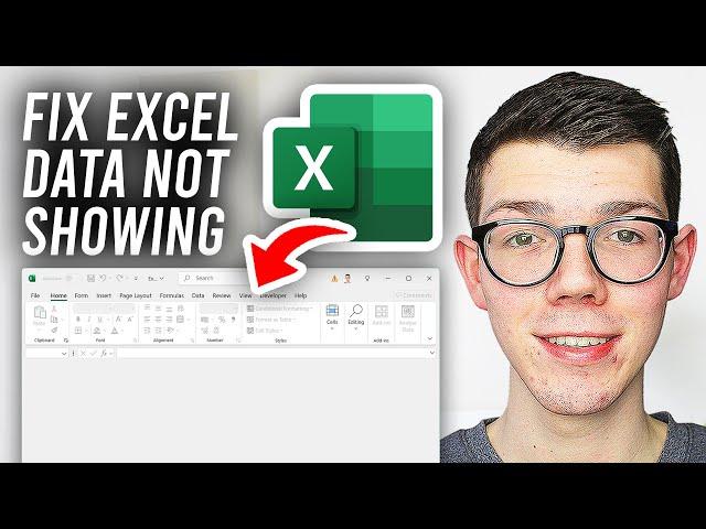 How To Fix Excel Data Not Showing (Blank) - Full Guide