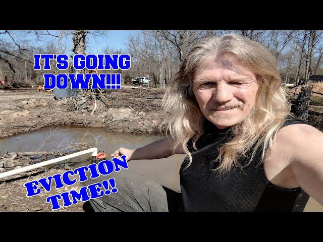 WE GAVE IT AN EVICTION NOTICE! farm, tiny house, homesteading,   RV life, RV living|