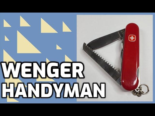 Wenger Handyman (Classic 18) Discontinued 85mm Swiss Army Knife Unboxing and Review