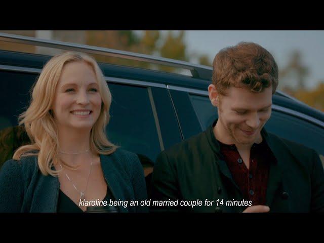 klaroline being an married couple for 14 minutes