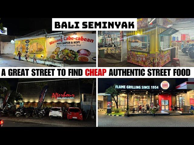 Bali Seminyak Night Street Food Walking Tour, Seminyak Nightlife 2024