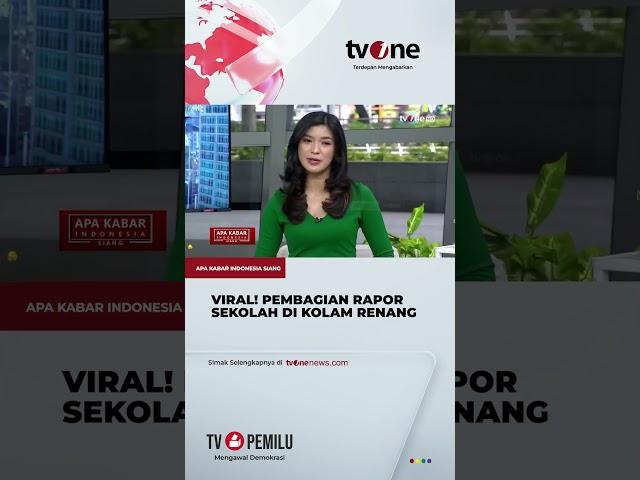 Antrean Panjang, Pembagian Rapor di Kolam Renang di Tasikmalaya Viral | tvOne