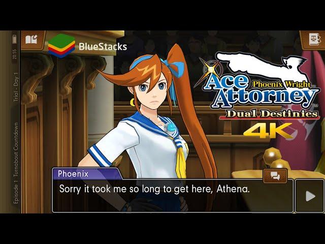 BlueStacks 4 | Ace Attorney Dual Destinies 4K UHD | Android Emulator Gameplay