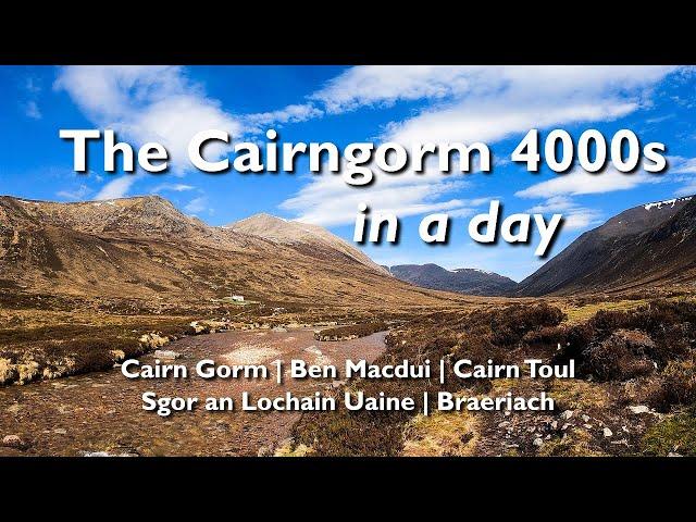 The Cairngorms 4000s round - 37km, 5 Munros & 2,413m of ascent in less than 12 hours!