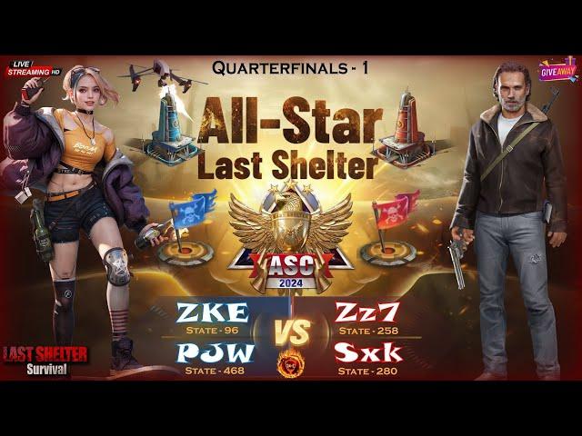  LIVE  ZKE V/S Zz7  PJW Vs SxK ⭐ All-Star Oblivion 2024 ⭐ Quarter-Final 1 - Last Shelter Survival