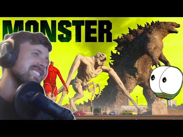 Forsen  Reacts -  MONSTER SIZES ► First person view