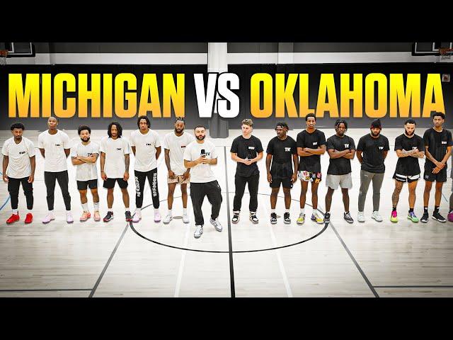 We Put $5,000 On The Line For This 5v5 Game... | Michigan vs Oklahoma