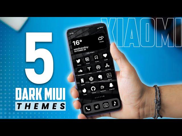 TOP 5 Amazing DARK MIUI 14/HyperOS themes | HyperOS DARK THEME by @TechRush_