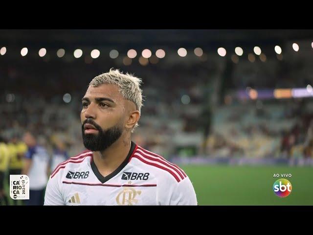 Fim do Campeonato Carioca - Vasco x Flamengo e início do Programa Silvio Santos (04/02/2024) no SBT