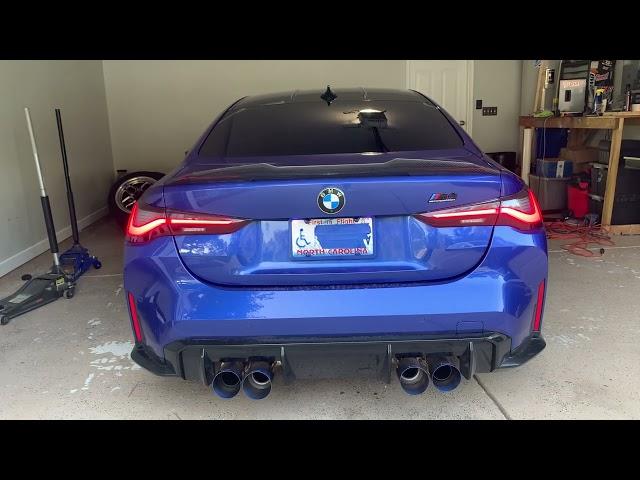 2022 M4 comp G82 valvetronic TI exhaust.