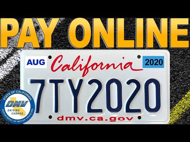 How to renew car registration online in California | CA DMV