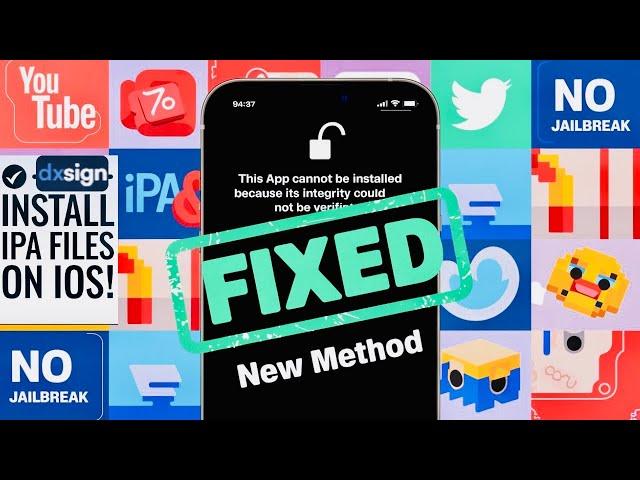 Install IPA Files on iPhone & iPad with  DxSign | No PC, No Jailbreak , No Revoked , No Blacklisted