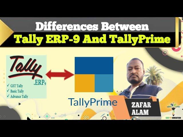 Differences Between Tally ERP9 And TallyPrime | @zafroohi