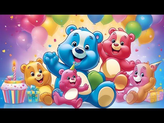 Care Bears Birthday Video Invitation  | Customized Digital Video Invitations | Digital Invitations