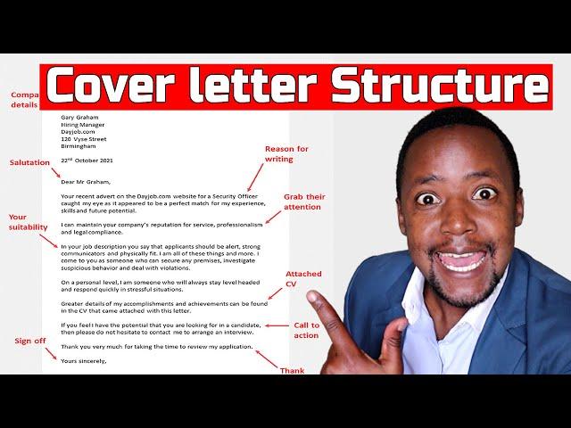 Cover Letter for job application 2025 examples - 3 Parts of a Cover Letter