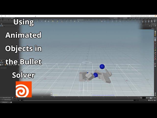 Using Animated Objects in the RBD Bullet Solver in Houdini