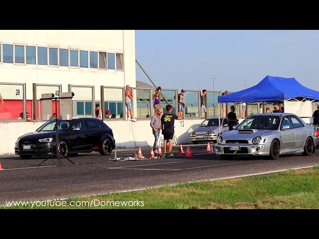 Audi RS3 VS Subaru Impreza - Drag Race 200Mt