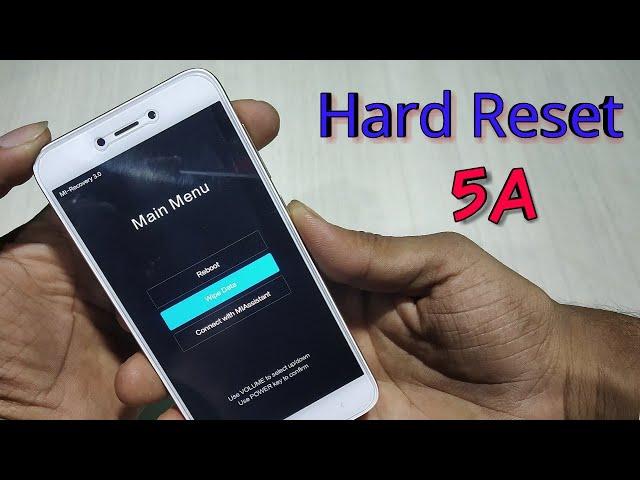 Xiaomi Redmi 5A Hard Reset & Unlock pattern | Easy Way .