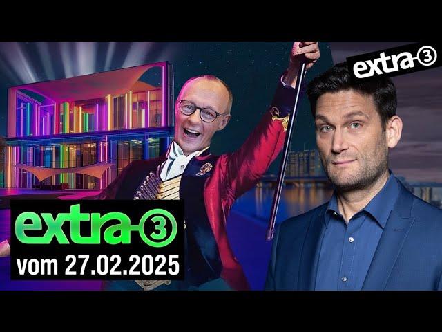 Mit Rambozambo ins Kanzleramt | extra 3 vom 27.02.2025 · Teil 1 | NDR