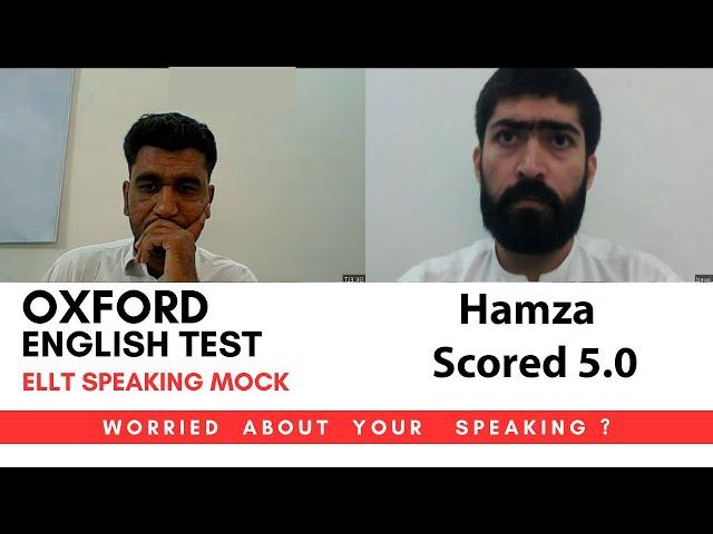 ELLT Speaking Mock Test | Oxford Speaking test | OIETC Speaking Test