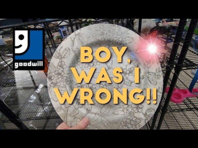 Boy, Was I Wrong!! - Ship Along With Me - Goodwill Thrift Store