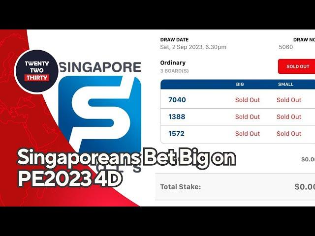 Singapore's 2023 Presidential Election: 4D Lottery Numbers Craze Explained