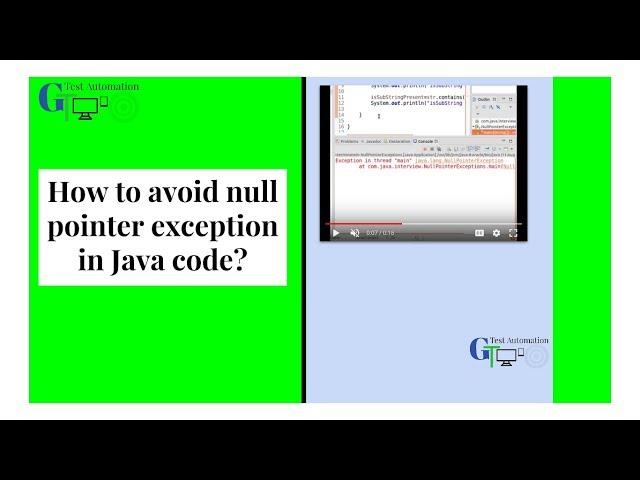 Java Interview Questions and Answers |  NullPointerException | How to avoid nullpointerexception?