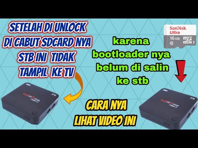 Copy Bootloader dari SDcard ke STB B860H untuk pemula