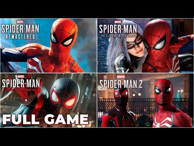 Marvel's Spider-Man Complete Saga - Full Game Series (1, 2, Miles Morales + TCtNS DLC) | 2K 60FPS PC