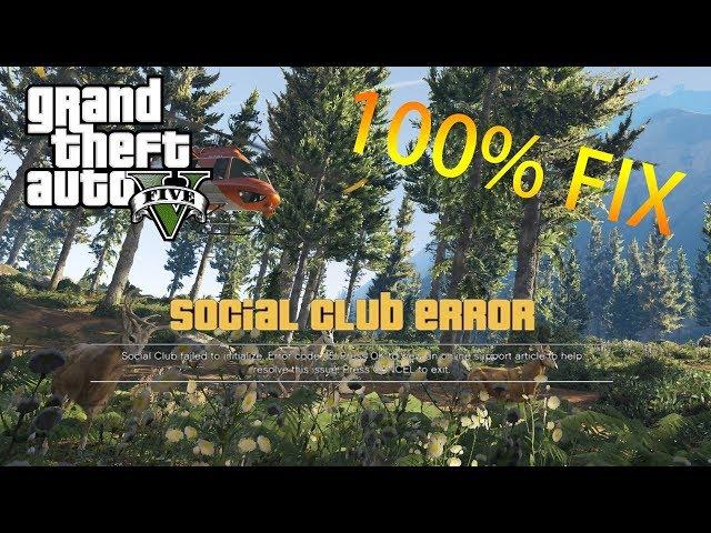 GTA V Error 15, Failed to Initialize Social Club. 100% Working Steam Version