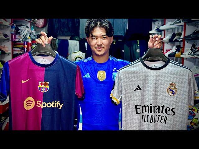 New kits for 2024/2025 available Manchester City-Real Madrid-Belgium-Barcelona-etc