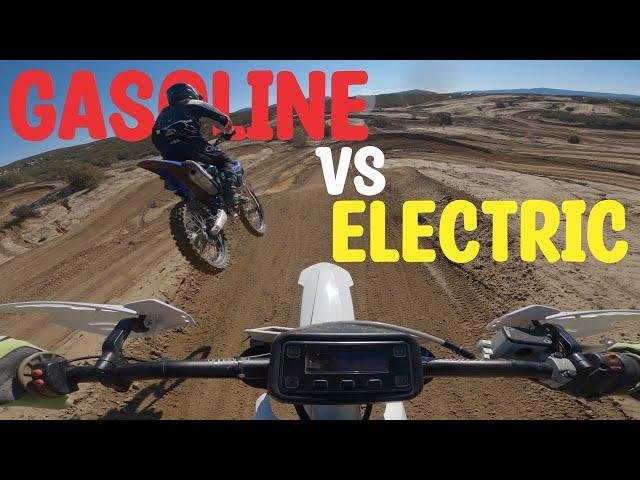 Electric Dirtbike Battles Gas Dirtbikes in Expert Class! (Two Full Races)