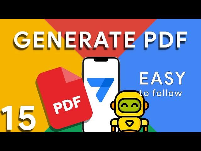 Appsheet Episode 15: How to generate PDF using Automation.