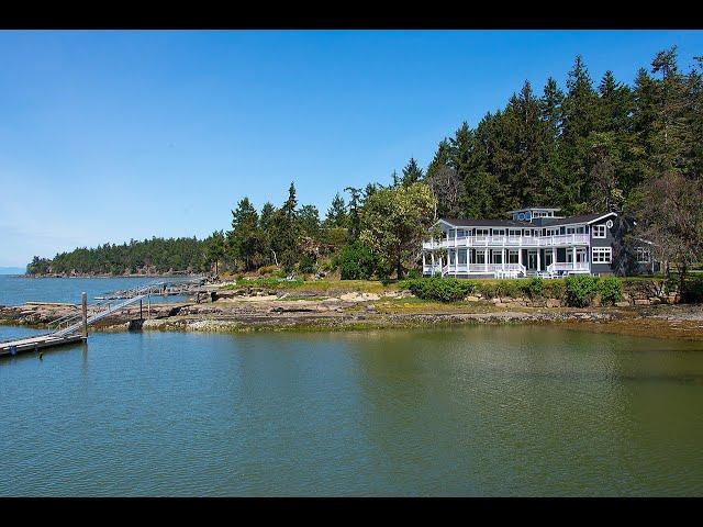 Mark Lester Unique Properties presents Blue Raven Waterfront Estate 575 Cain Rd, Galiano Island, BC