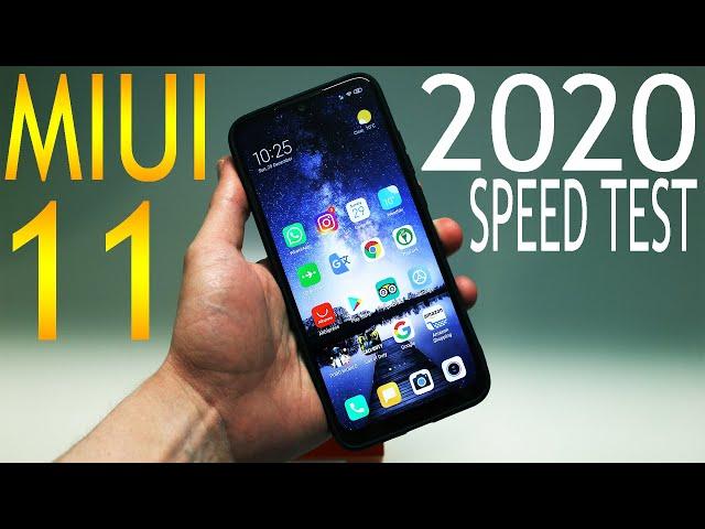 MIUI 11 on Xiaomi Redmi Note 7 2020 Speed Test [Full Screen Gestures, Dark Mode,Snapdragon 660, 4GB]