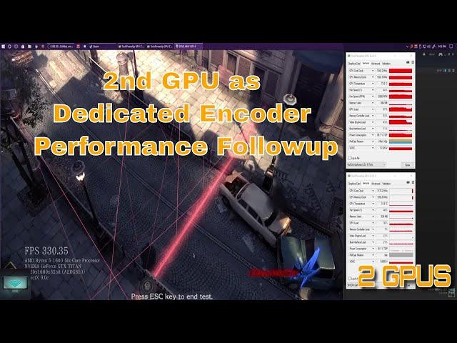 2nd GPU as Dedicated Encoder in OBS Studio Performance Showdown.