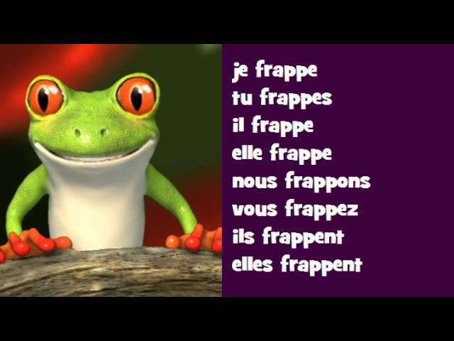 Conjugaison musicale # Indicatif Présent # Verbe = frapper