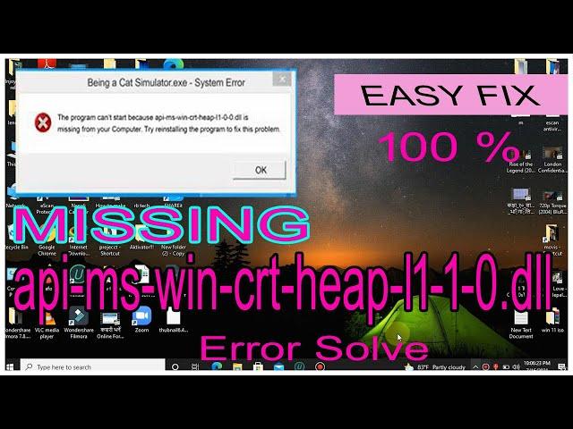api-ms-win-crt-heap-l1-1-0.dll missing Fix