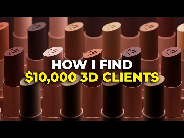 If you want to Land $10,000 Product Animation Clients, WATCH THIS!! (Masterclass)