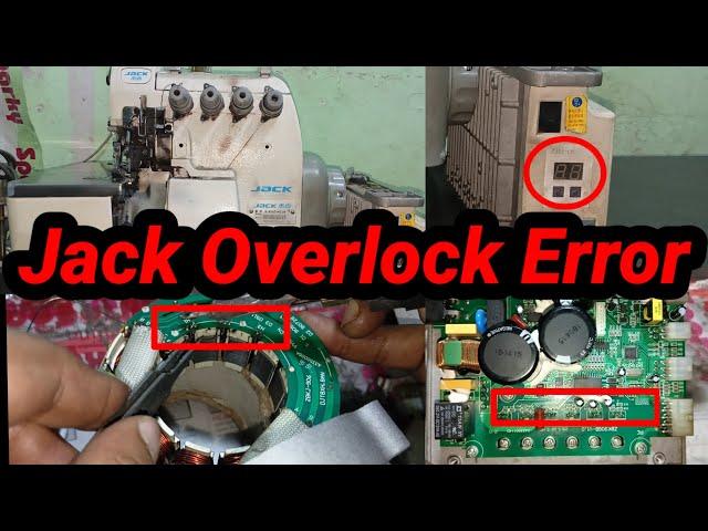 Jack Overlock Error 4 || Jack Overlock E5 || Sewing Machine Error