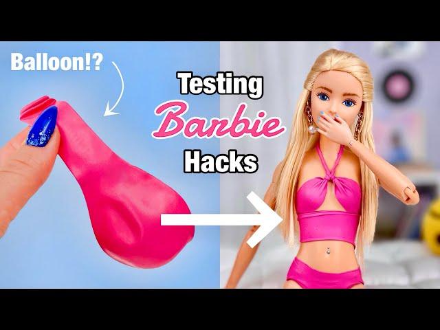 Testing Barbie Doll Hacks To See If They ACTUALLY Work!