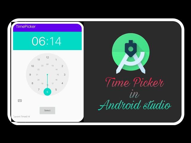 Time Picker|Current Time in Android studio|#tech_free