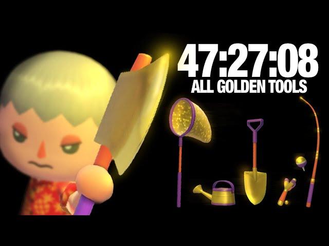 I Got Every Golden Tool as Fast as Possible in Animal Crossing New Horizons!